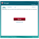 McAfee Stinger Portable freeware screenshot