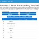 Guild Wars 2 Server Status freeware screenshot