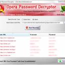 Password Decryptor for Opera Browser freeware screenshot