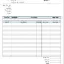 Job Service Invoice Template freeware screenshot