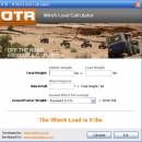 Off The Road Winch Load Calculator freeware screenshot