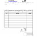 Excel Invoice Template freeware screenshot