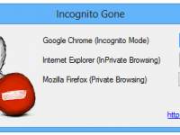 Incognito Gone freeware screenshot
