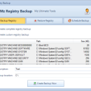 Mz Registry Backup freeware screenshot