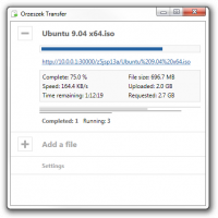 Orzeszek Transfer freeware screenshot