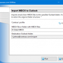 Import MBOX to Outlook freeware screenshot