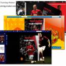 Man Utd Theme for Page Turning Book freeware screenshot