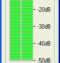 Chris Kruidenier VUmeter freeware screenshot