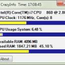 CrazyInfo freeware screenshot