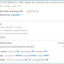 MP3 Skype Recorder freeware screenshot