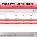 Windows Drive Hider freeware screenshot