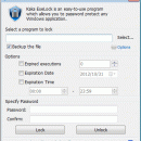 Kaka ExeLock freeware screenshot