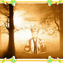 GM Lu Sheng Yen meditating at forest freeware screenshot