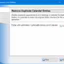 Remove Duplicate Calendar Entries freeware screenshot