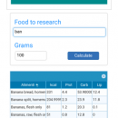 LC Calories freeware screenshot