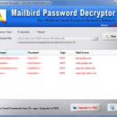 Password Decryptor for Mailbird freeware screenshot