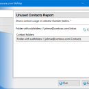 Unused Contacts Report for Outlook freeware screenshot