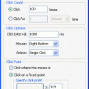 Free Mouse Clicker freeware screenshot