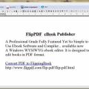 FlipPDF Free eBook Publisher freeware screenshot