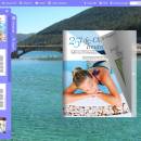 Flash flip book theme of Bridge freeware screenshot