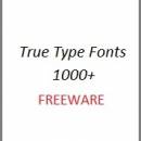 Free True Type Fonts 1000+ freeware screenshot