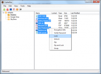 Cipherbox freeware screenshot