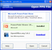 OpenWith.org Desktop Tool freeware screenshot