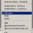 BrowserTraySwitch freeware screenshot