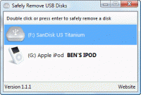 USB Disk Ejector freeware screenshot
