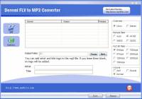 Doremisoft FLV to MP3 Converter freeware screenshot