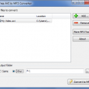 Free AVI to MP3 Converter freeware screenshot