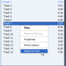 WMPCDText freeware screenshot
