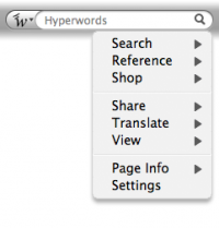 Hyperwords freeware screenshot