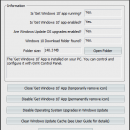 GWX Control Panel freeware screenshot