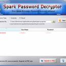 Spark Password Decryptor freeware screenshot