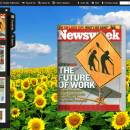 Flash Flip Book Theme of Sunflower freeware screenshot