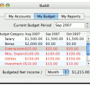 Buddi for Mac freeware screenshot
