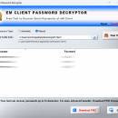 Emclient Password Decryptor freeware screenshot