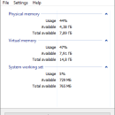 Mem Reduct Portable freeware screenshot